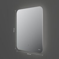 Зеркало AM.PM X-Joy 60×70 см с интерьерной Led подсветкой и ИК-сенсором / M85MOX10601S1 — 1