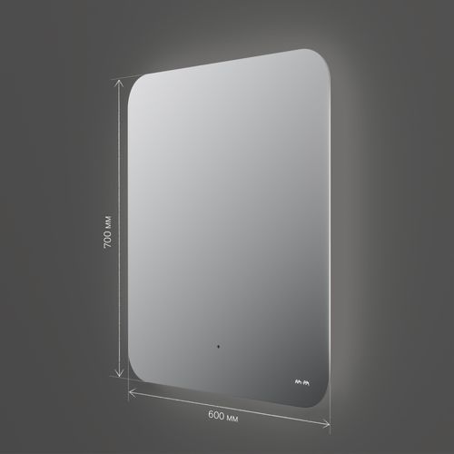 Зеркало AM.PM X-Joy 60×70 см с интерьерной Led подсветкой и ИК-сенсором / M85MOX10601S1