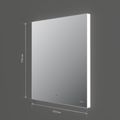 M85MOX10651S X-Joy Зеркало с интерьерной Led подсветкой, ИК-сенсорром, 65 см