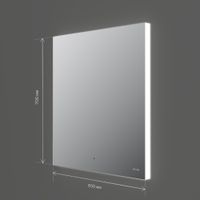 Зеркало AM.PM X-Joy 65×70 см с интерьерной Led подсветкой, ИК-сенсором / M85MOX10651S — 1