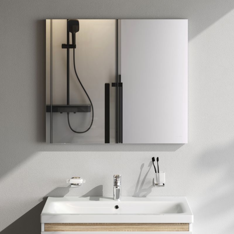 Зеркало AM.PM X-Joy 80×70 см с интерьерной Led подсветкой и ИК-сенсором / M85MOX10801S