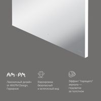 Зеркало AM.PM X-Joy 80×70 см с интерьерной Led подсветкой и ИК-сенсором / M85MOX10801S — 8