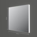 M85MOX10801S X-Joy Зеркало с интерьерной Led подсветкой, ИК-сенсорром, 80 см
