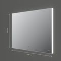 M85MOX11001S X-Joy Зеркало с интерьерной Led подсветкой, ИК-сенсорром, 100 см