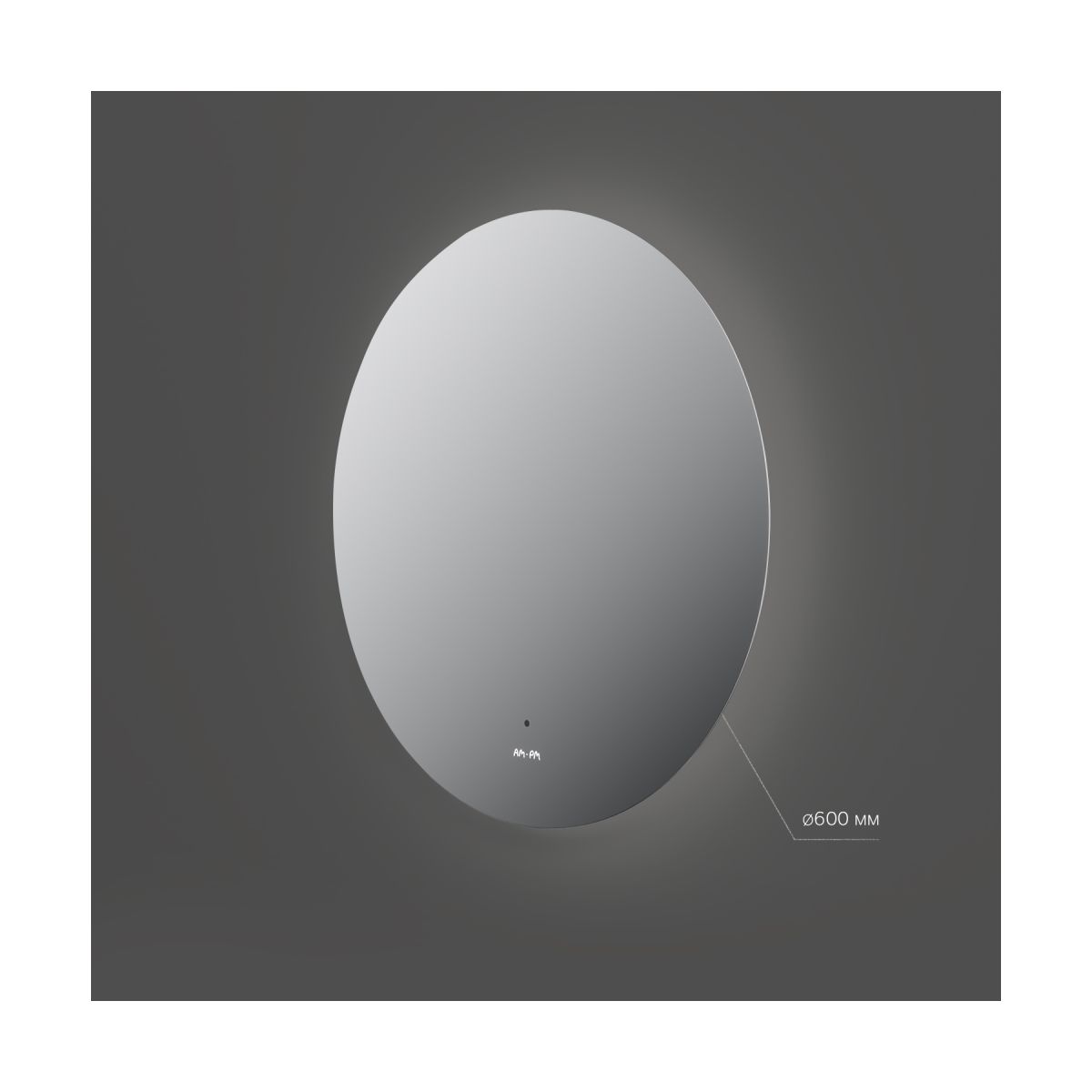 M85MOX40601S X-Joy Зеркало круг с интерьерной Led подсветкой, ИК-сенсором, 60 см