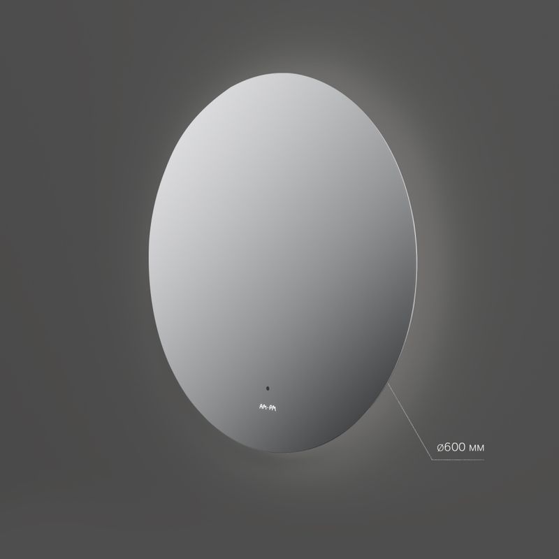 M85MOX40601S X-Joy Зеркало круг с интерьерной Led подсветкой, ИК-сенсором, 60 см