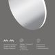 M85MOX40801S X-Joy Зеркало круг с интерьерной Led подсветкой, ИК-сенсорром, 80 см