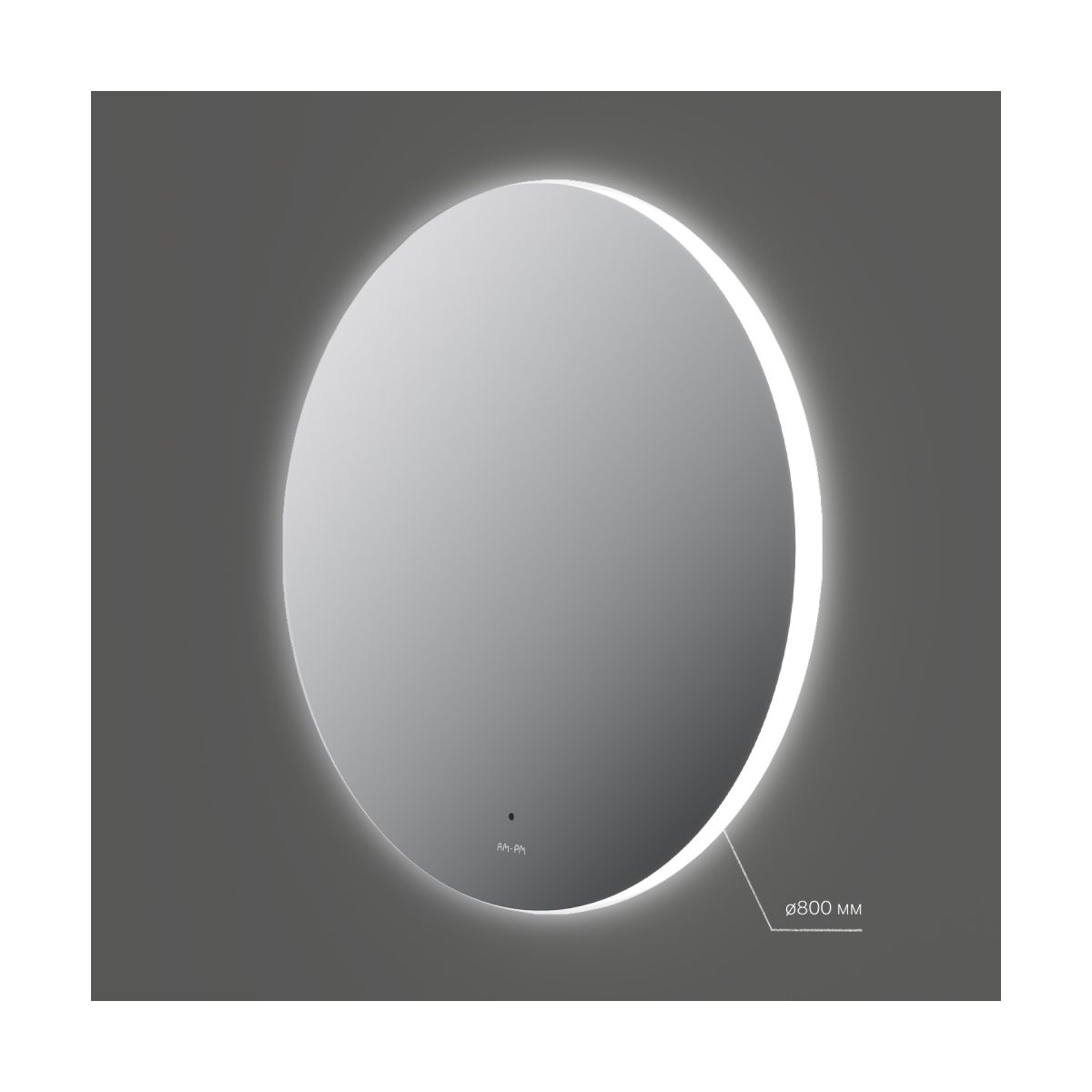 M85MOX40801S X-Joy Зеркало круг с интерьерной Led подсветкой, ИК-сенсорром, 80 см