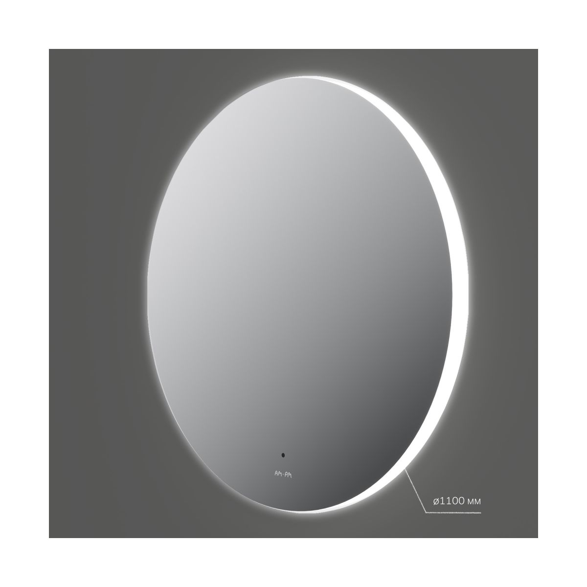 M85MOX41101S X-Joy Зеркало круг с интерьерной Led подсветкой, ИК-сенсорром, 110 см