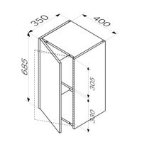 Шкаф-пенал для ванной AM.PM Func 40 см / M8FCH0402WG белый глянец — 6