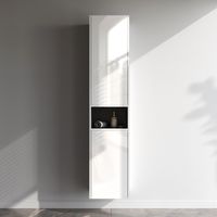 Шкаф-пенал для ванной AM.PM Func 40 см / M8FCH0402WG белый глянец — 2