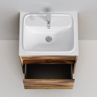 Тумба под раковину AM.PM Func 60 см 1 ящик (pull-out) / M8FFUX0601OF дерево текстурир-ое — 3