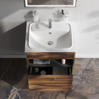 Тумба под раковину AM.PM Func 60 см 1 ящик (pull-out) / M8FFUX0601OF дерево текстурир-ое — 5