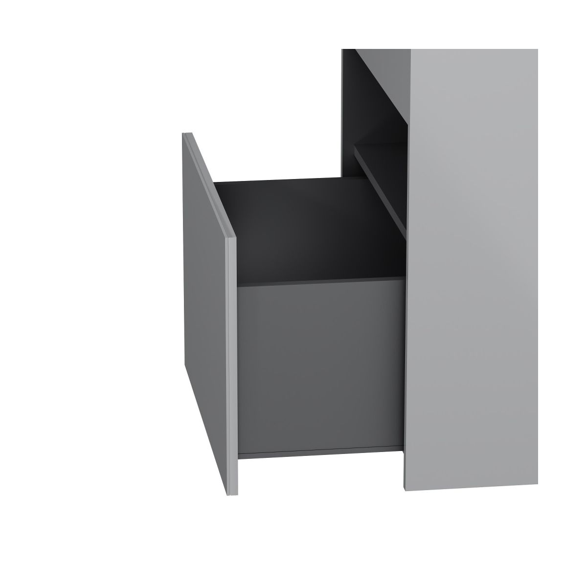 M8FFUX0601WG Func, База с нишей, 1 ящик (pull-out), 60 см, цвет белый глянец