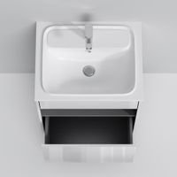 Тумба под раковину AM.PM Func 60 см 1 ящик (pull-out) / M8FFUX0601WG белый глянец — 8