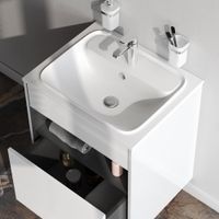 Тумба под раковину AM.PM Func 60 см 1 ящик (pull-out) / M8FFUX0601WG белый глянец — 4