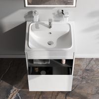 Тумба под раковину AM.PM Func 60 см 1 ящик (pull-out) / M8FFUX0601WG белый глянец — 3