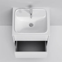 Тумба под раковину AM.PM Func 60 см 2 ящика (push-to-open) / M8FFUX0602WM белый матовый — 4