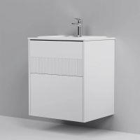 Тумба под раковину AM.PM Func 60 см 2 ящика (push-to-open) / M8FFUX0602WM белый матовый — 2