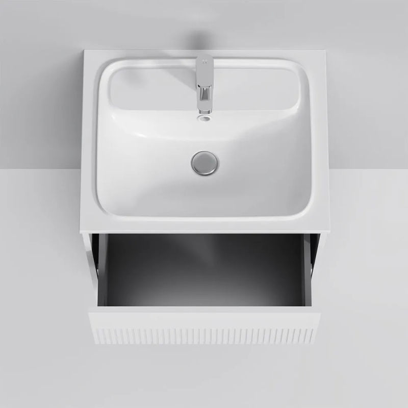 Тумба под раковину AM.PM Func 60 см 2 ящика (push-to-open) / M8FFUX0602WM белый матовый