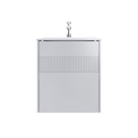 Тумба под раковину AM.PM Func 60 см 2 ящика (push-to-open) / M8FFUX0602WM белый матовый — 1