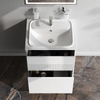 Тумба под раковину AM.PM Func 60 см 2 ящика (push-to-open) / M8FFUX0602WM белый матовый — 6