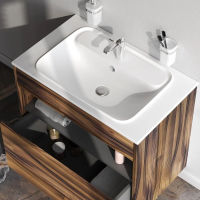 Тумба под раковину AM.PM Func 80 см 1 ящик (pull-out) / M8FFUX0801OF дерево текстурир-ое — 4