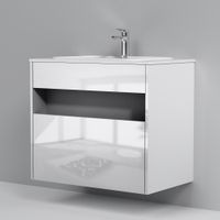 Тумба под раковину AM.PM Func 80 см 1 ящик (pull-out) / M8FFUX0801WG белый глянец — 7