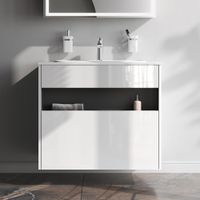 Тумба под раковину AM.PM Func 80 см 1 ящик (pull-out) / M8FFUX0801WG белый глянец — 2