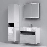 Тумба под раковину AM.PM Func 80 см 1 ящик (pull-out) / M8FFUX0801WG белый глянец — 6