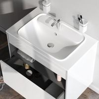 Тумба под раковину AM.PM Func 80 см 1 ящик (pull-out) / M8FFUX0801WG белый глянец — 4