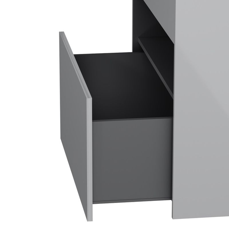 Тумба под раковину AM.PM Func 80 см 1 ящик (pull-out) / M8FFUX0801WG белый глянец