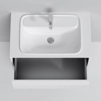 Тумба под раковину AM.PM Func 80 см 2 ящика (push-to-open) / M8FFUX0802WM белый матовый — 4