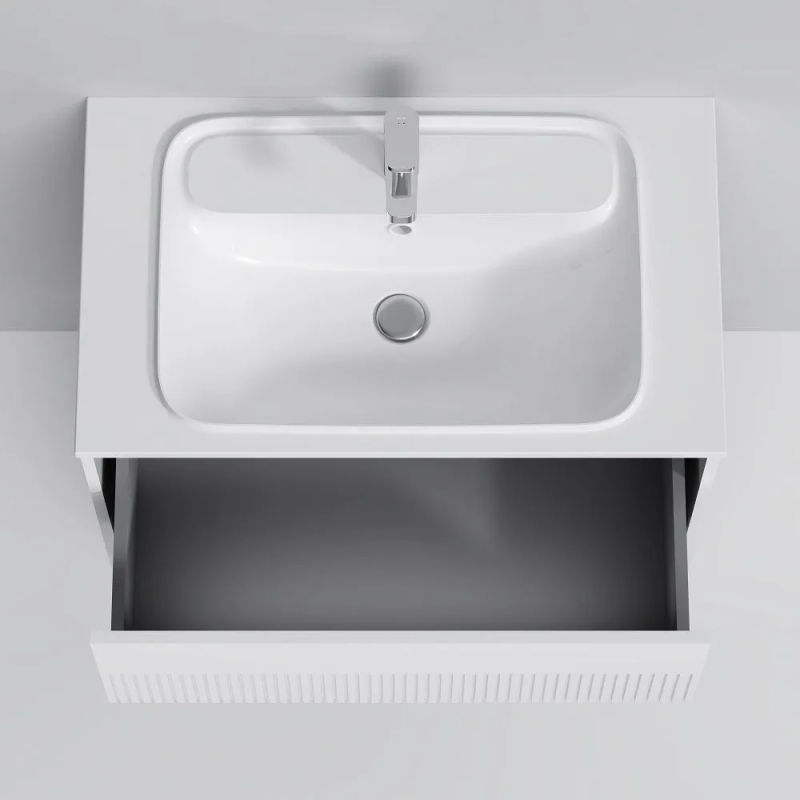 Тумба под раковину AM.PM Func 80 см 2 ящика (push-to-open) / M8FFUX0802WM белый матовый