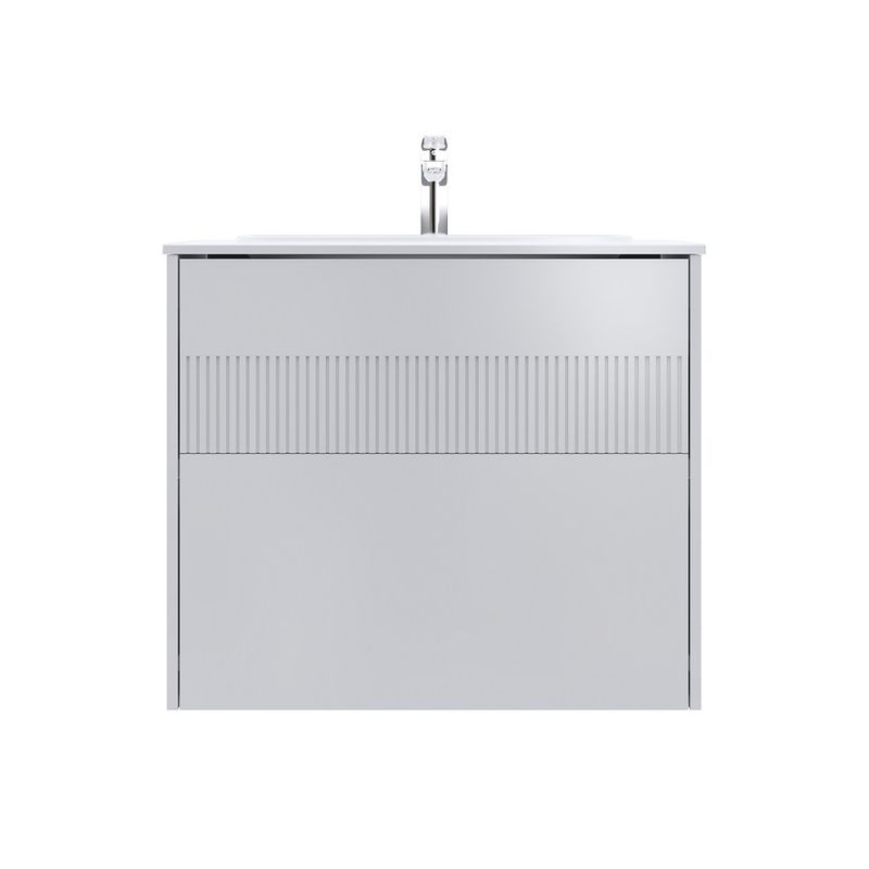 Тумба под раковину AM.PM Func 80 см 2 ящика (push-to-open) / M8FFUX0802WM белый матовый