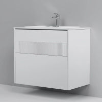 Тумба под раковину AM.PM Func 80 см 2 ящика (push-to-open) / M8FFUX0802WM белый матовый — 2