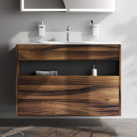 Тумба под раковину AM.PM Func 100 см 1 ящик (pull-out) / M8FFUX1001OF дерево текстурир-ое — 4