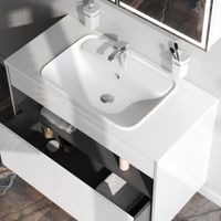 Тумба под раковину AM.PM Func 100 см 1 ящик (pull-out) / M8FFUX1001WG белый глянец — 4