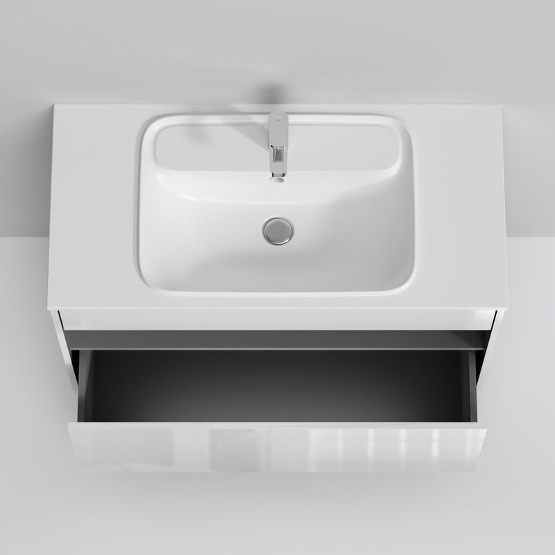 Тумба под раковину AM.PM Func 100 см 1 ящик (pull-out) / M8FFUX1001WG белый глянец