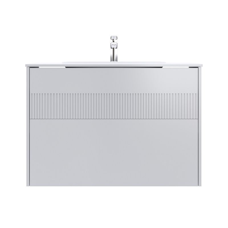 Тумба под раковину AM.PM Func 100 см 2 ящика (push-to-open) / M8FFUX1002WM белый матовый