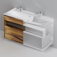 Тумба под раковину AM.PM Func 120 см 1 ящик (pull-out) / M8FFUX1201OF дерево текстурир-ое — 7