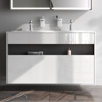 Тумба под раковину AM.PM Func 120 см 1 ящик (pull-out) / M8FFUX1201WG белый глянец — 2