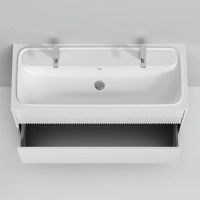 Тумба под раковину AM.PM Func 120 см 2 ящика (push-to-open) / M8FFUX1202WM белый матовый — 3