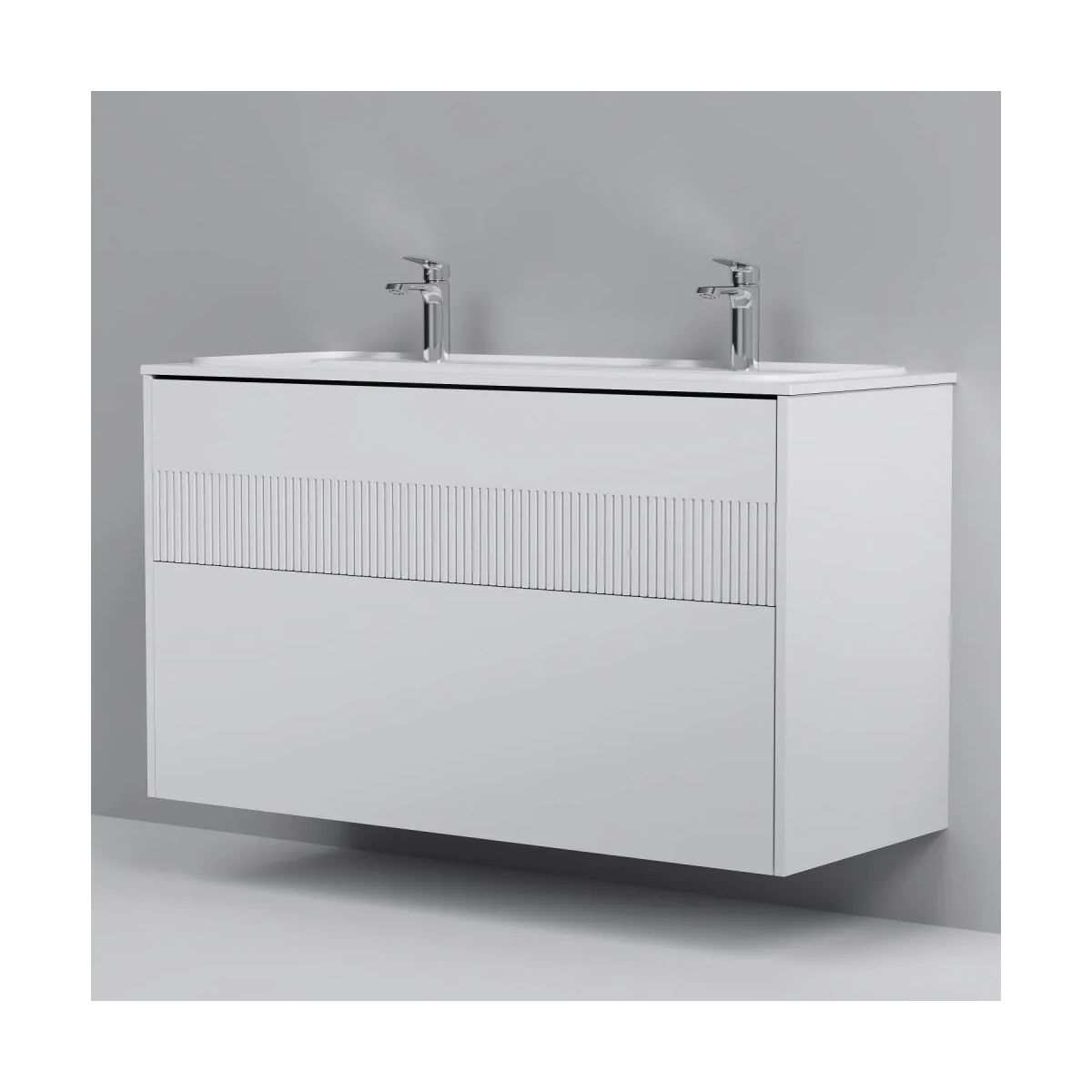 M8FFUX1202WM Func, База 2 ящика (push-to-open), 120 см, цвет белый матовый