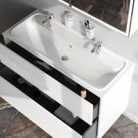 Тумба под раковину AM.PM Func 120 см 2 ящика (push-to-open) / M8FFUX1202WM белый матовый — 5