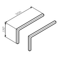 Ножки для шкафа AM.PM Func - 15 см, графит матовый — 2