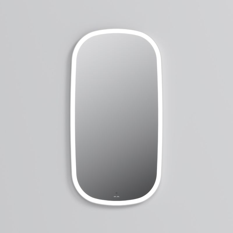 M8FMOX0451WGH Зеркало универсальное с контурной LED-подсветкой, ИК- сенсором, вытянутое, 45*86 см