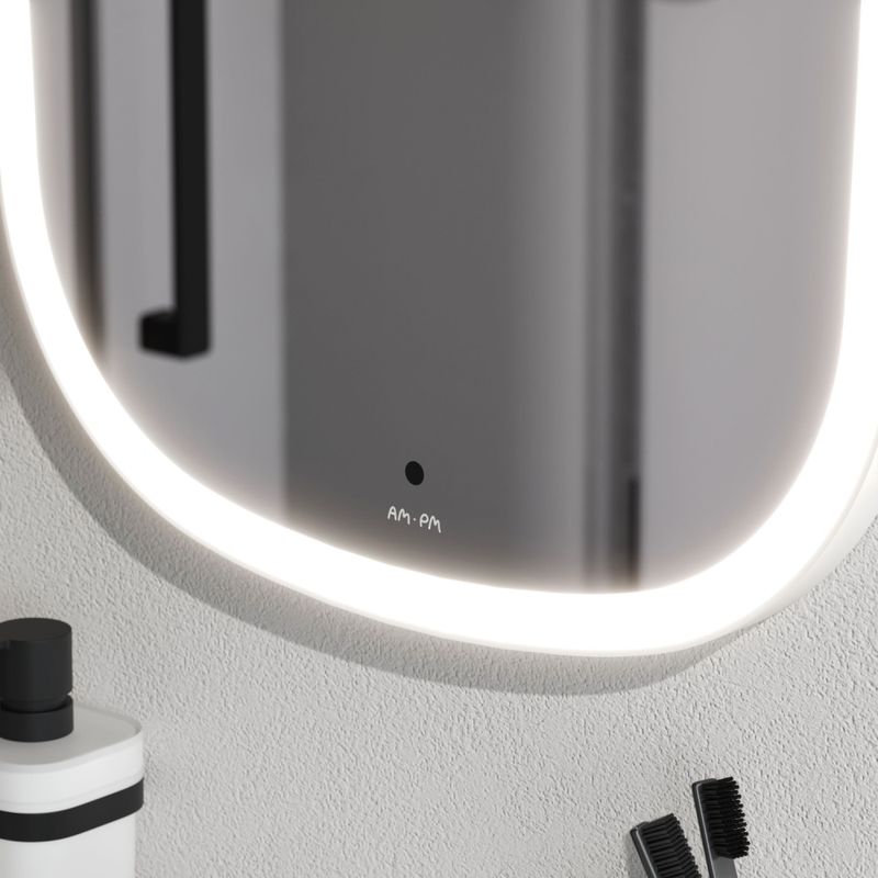 M8FMOX0451WGH Зеркало универсальное с контурной LED-подсветкой, ИК- сенсором, вытянутое, 45*86 см