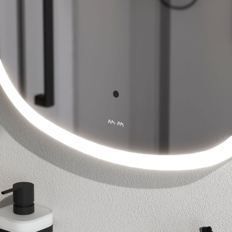 M8FMOX0551WGS Зеркало универсальное с контурной LED-подсветкой, ИК- сенсором, квадрат, 55 см