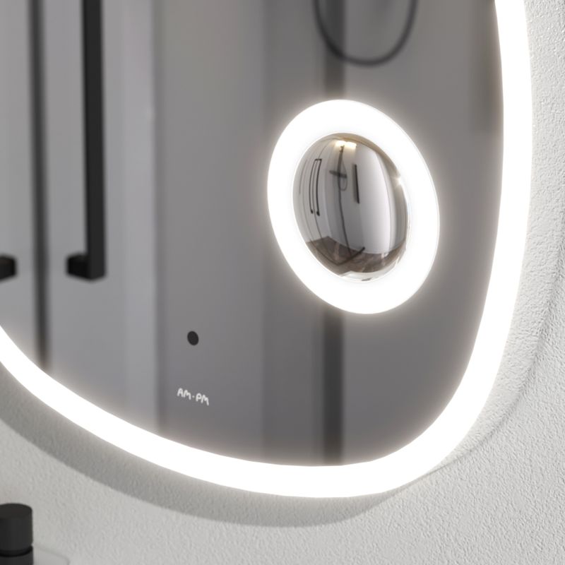 M8FMOX0553SA Func, Зеркало настенное с контурной LED-подсветкой, ИК сенсором и косметическим зеркалом